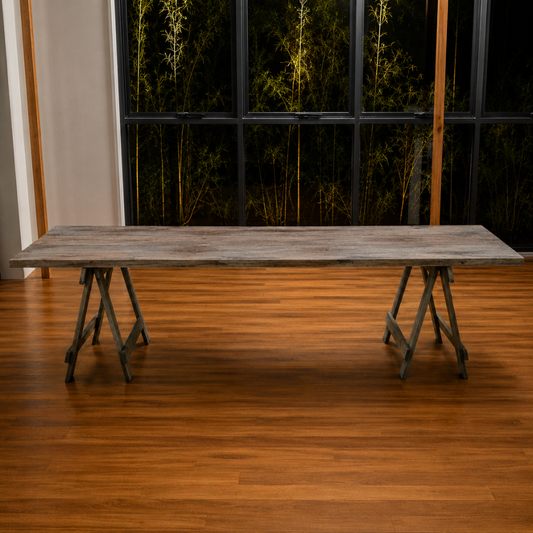 2.1 Metre Timber Trestle Table