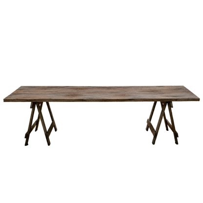 2.1 Metre Timber Trestle Table