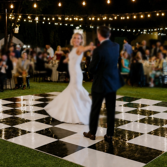 Black & White Traditional Dance Floor